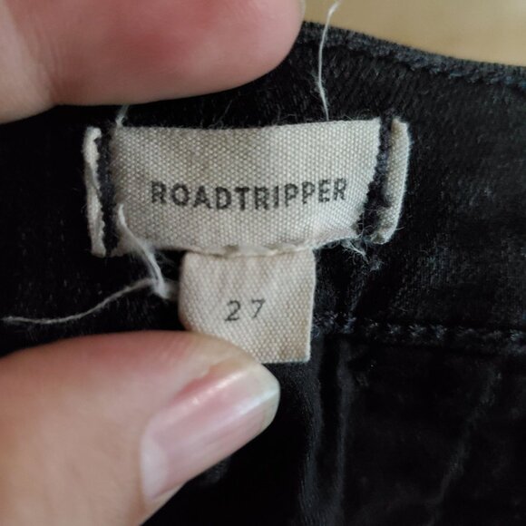 Madewell Jeans Womens 27 Black Roadtripper Skinny Stretch Denim - Picture 3 of 12